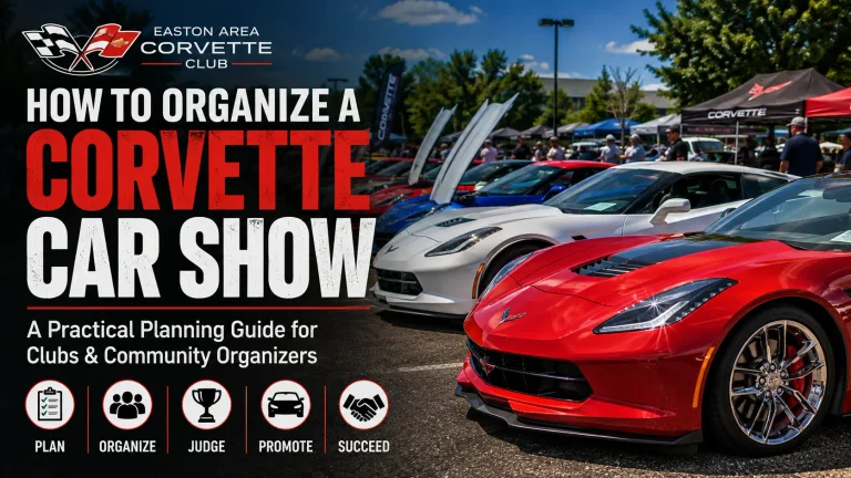 How to Organize a Corvette Car Show: A Practical Planning Guide