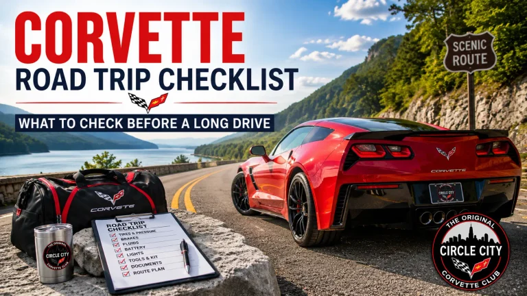 Corvette Road Trip Checklist: What to Check Before a Long Drive