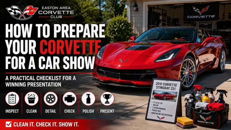 How to Prepare Your Corvette for a Car Show: A Practical Checklist